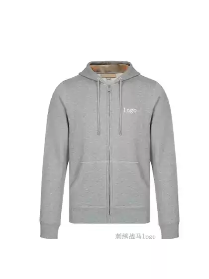 Foreign Trade British Style Handsome Jacket for Men, Fleece-Lined Hooded Cardigan, Classic Plaid, Fashionable and Versatile Men's Top