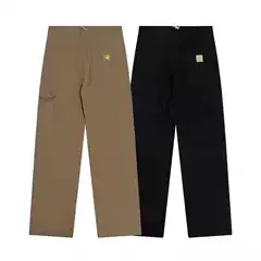 Cross-border Export Trendy Brand Military Style Work Pants for Men and Women Couples Multi-flap Pocket Pants Loose Casual Straight Pants