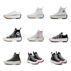 Foreign Trade Wholesale Pure Original Run Star Hike Classic Serrated Thick-Soled Canvas Shoes