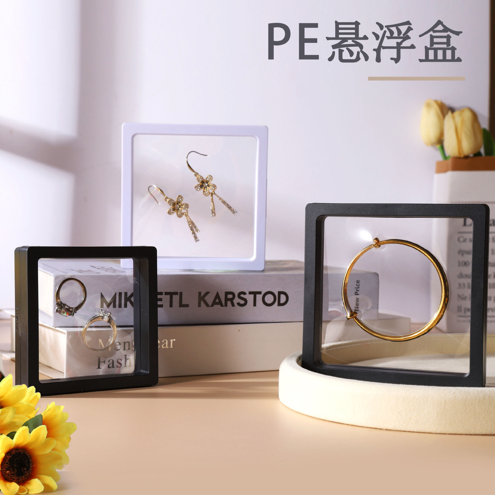 Temple Bracelet Box High-End Pe Film Pull-Out Putuo Mountain Buddhist Beads Bracelet Packaging Box Can Be Customized