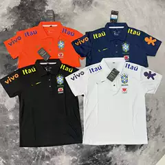 Polo Shirt Brazil Team Neymar's Same Style Jersey Keime/Kamei Yy Summer Casual Business Lapel Short-Sleeve Top
