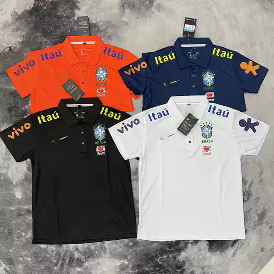 Polo Shirt Brazil Team Neymar's Same Style Jersey Keime/Kamei Yy Summer Casual Business Lapel Short-Sleeve Top