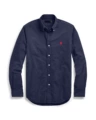 Long sleeved shirt in navy blue