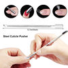 Gray nail file half-moon trimming and polishing strip double-sided trimming strip nail art auxiliary tool suit in stock