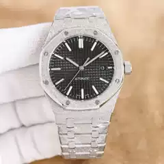 Ap15400 Frost Gold Royal Oak Series Watch Octagonal Dial Fully Automatic Mechanical 316L Steel Band