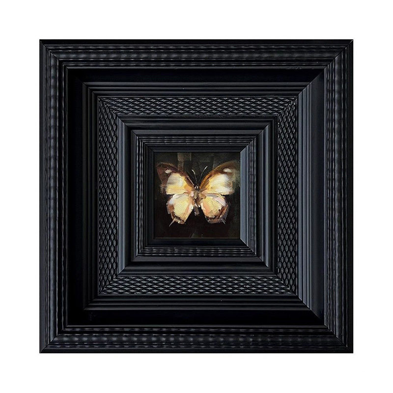 Watercolor Picture Frame European Style Picture Frame with Glass Back Panel Puzzle Poster Frame Gouache Sketch Frame Art Mounted Vintage Frame