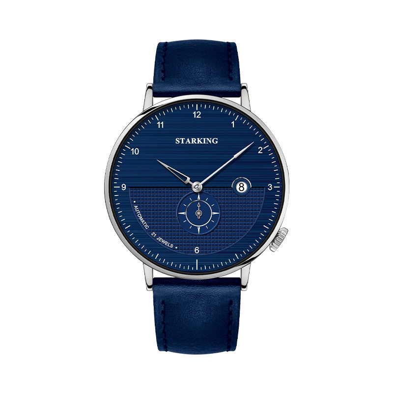 Xinghuang STARKING Watch Men's Simple Multicolor Small Second Plate Business Three-Pin Single Calendar Waterproof Watch