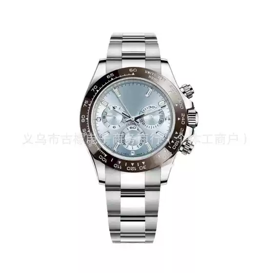 Cross-Border Aliexpress Laojia Daytona Three-Eye Six-Pin Quartz Stainless Steel Tape Watch Source Goods