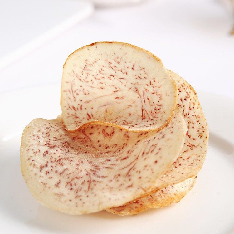 Qiwang Original Cut Taro Chips Crispy Snack Food Salty Taro Chips Snack Sea Salt Flavor Popular Craving-Relief Dried Taro