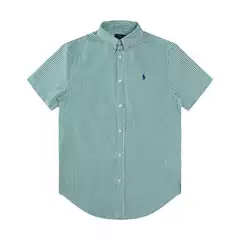 2026 Foreign Trade Hot Short Sleeve Solid Color New Men's Shirt Casual 3D Digital Printing Small M Logo Casual Versatile