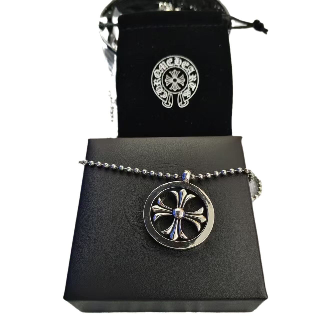 High-End Cross Pendant Necklace, Vintage Trendy Anchor, Niche Pin, Collarbone Jewelry, Unisex Wholesale