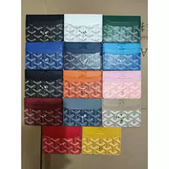 2024 New Dog Teeth Bag Thin Multi-color All-match One-piece Anti-magnetic Card Bag Certificate Storage Bag Small Letter Printing