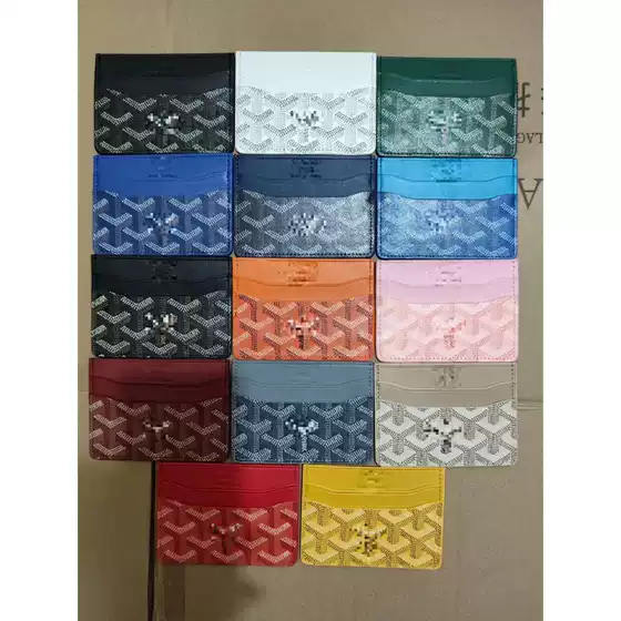 2024 New Dog Teeth Bag Thin Multi-color All-match One-piece Anti-magnetic Card Bag Certificate Storage Bag Small Letter Printing