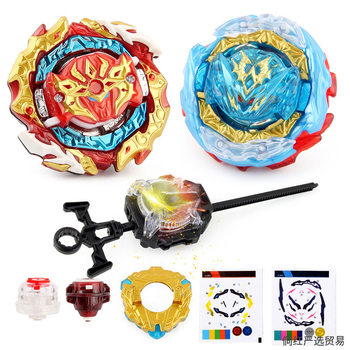 Wholesale fire brand burst top toy series-giant god transformation left and right swing alloy combat top