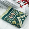 Green New Flower Blanket