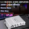 St8382.1 Power Amplifier for Home and Car Use, 12V Power Amplifier, Hifi 2.1 Channel Amplifier