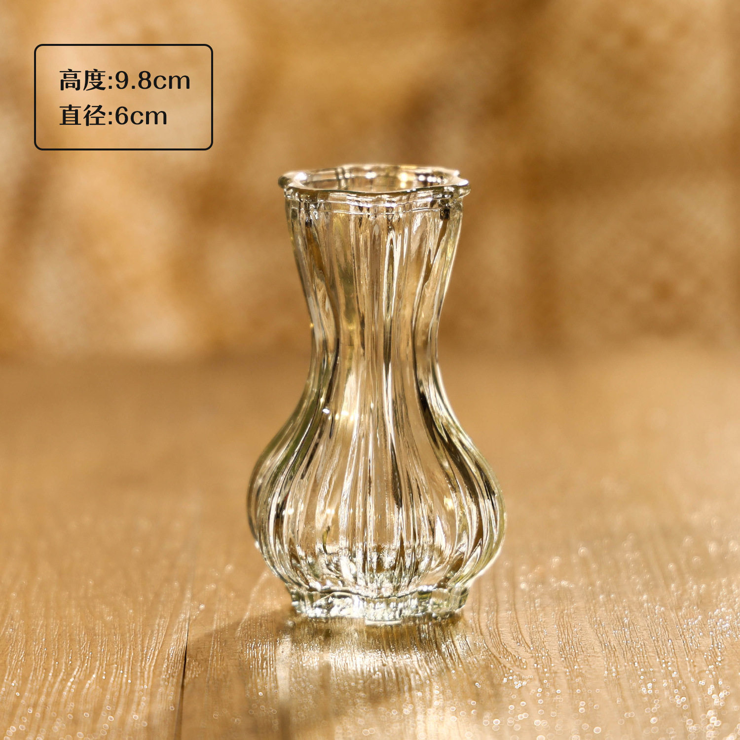 跨境热销复古玻璃花瓶插画高级感香薰瓶 透明ins风摆件小花瓶套装