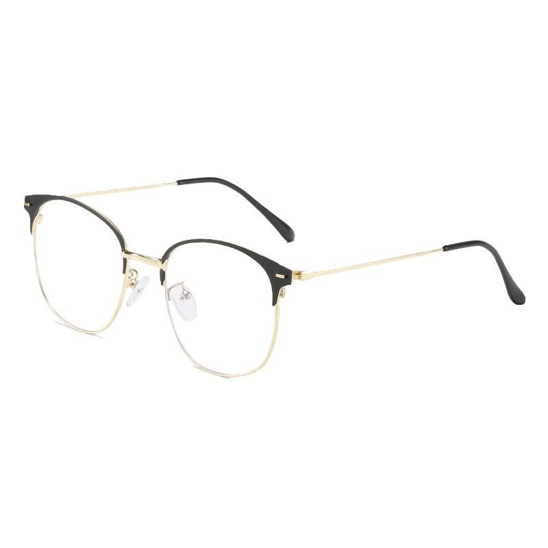 In stock anti blue light glasses women vintage metal frame photochromic glasses men women universal computer goggles wholesale
