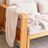 Winter Warm Thick Stick Needle Stereo Texture Sofa Blanket, Versatile Acrylic Air-Conditioned Room Bedroom Throw Blanket for All Seasons