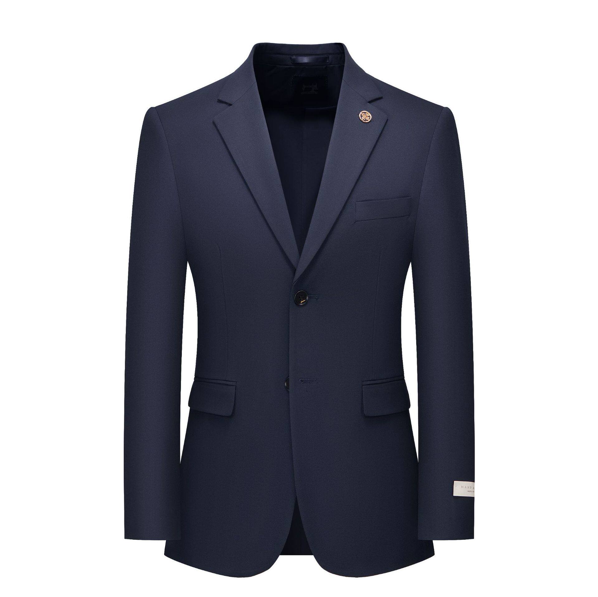 西服男套装新郎结婚西装修身正装高端商务英伦风春三件套婚礼绅士