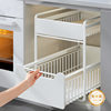 Kitchen Sink Storage Rack Multifunctional Storage Rack Seasoning Rack Pot Cabinet Drawable Basket Drawable Layered Shelf