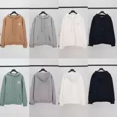 High version Dijia fashion brand 25 autumn/winter icon badge embroidery casual sports men's and women's hooded sweatshirt