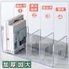 Book Stand Acrylic Material Morandi Color Transparent Student Book Desktop Storage Rack Office Stationery Bookshelf Wholesale