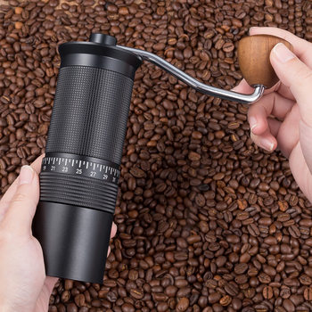 External hand grinding bean machine coffee bean grinding machine Italian hand grinding mill household hand grinding bean machine