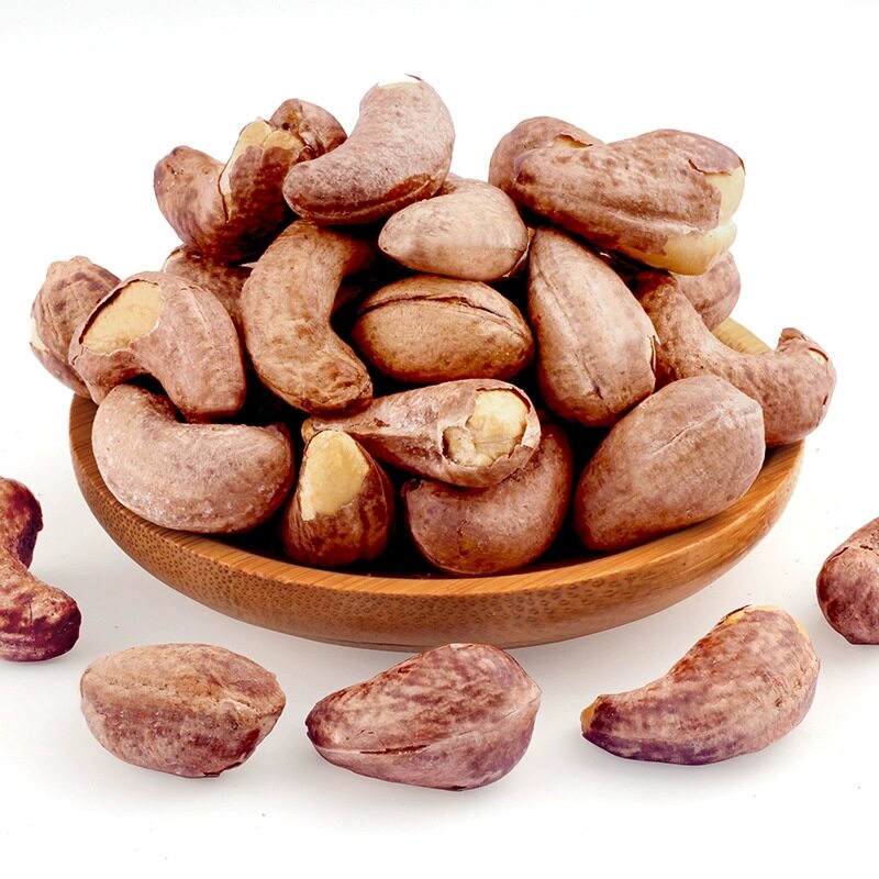 Purple-Skinned Cashew Nuts, Original Flavor, Whole Cashew Kernels, New Large-Sized Daily Nuts, Dried Fruits, Snacks for Delivery