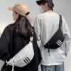 Ins Casual Chest Bag Men's Crossbody Bag Girls Sports Versatile Shoulder Small Backpack Lightweight Mobile Phone Waist Bag Portable