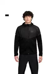 Spring and Autumn Windbreaker Men's Running Tops Top Outdoor Sports Windproof Warm Hooded Plaid Fz1112-010