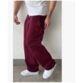12 wine red + red label embroidery