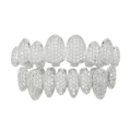 Upper eight lower eight (irregular zircon)-silver suit