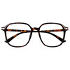 YC1287 New Large Frame Glasses Frame Women's Big Face Round Slimming Plain Face Myopia Glasses Available for Men Korean