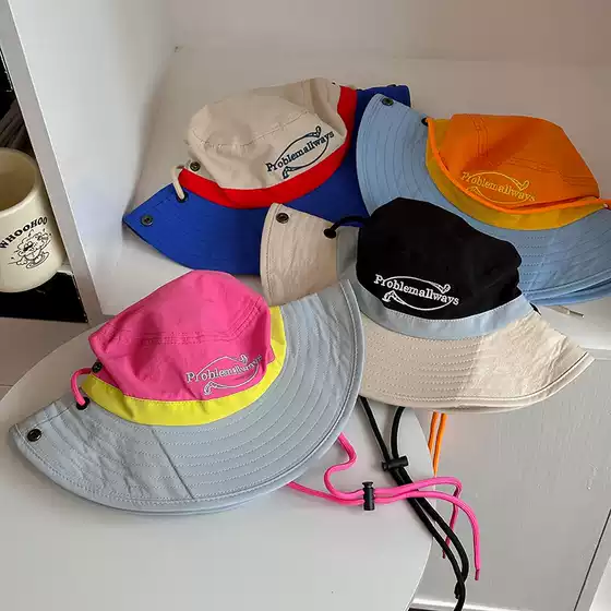 Japanese-Style Fisherman Hat Outdoor Retro Workwear Style Summer Sun Protection Hiking Hat Camping Hat Sun Hat Windproof Bucket Hat