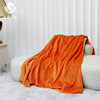 Manufacturer's Ready-Made Blanket Beibei Blanket Flannel Blanket Solid Color Throw Blanket Sofa Blanket