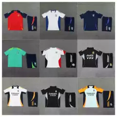 2627 Wholesale Paris Arsenal Chelsea Real Madrid Juventus Football Jerseys Short-Sleeved Football Training Uniform Set