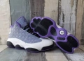 Aj13-white and purple plaid 36-47