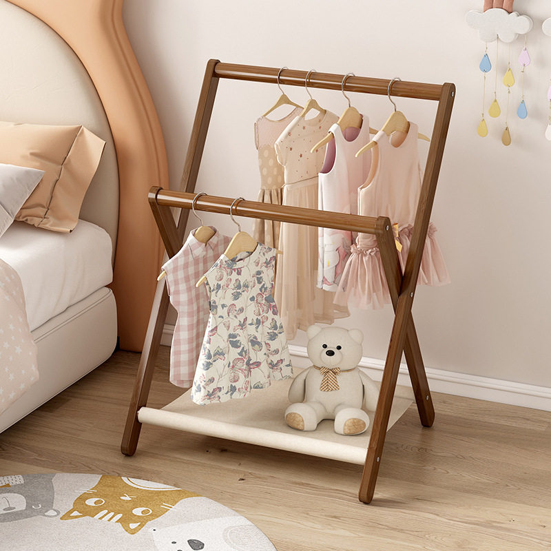 Pet Clothes Hanger Mini Floor-Standing Dog Clothes Hanger Cat Clothes Storage Rack Simple Small Coat Rack