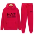 Red + black label
