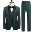 Dark green top + vest + pants