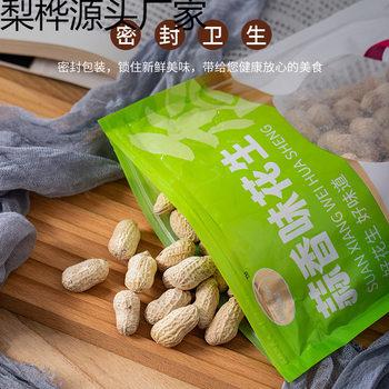 Roasted and Fried Original Garlic-Flavored Sun-Dried Peanuts, New Specialty with Skin, Ready-To-Eat Snacks, Salty and Crispy