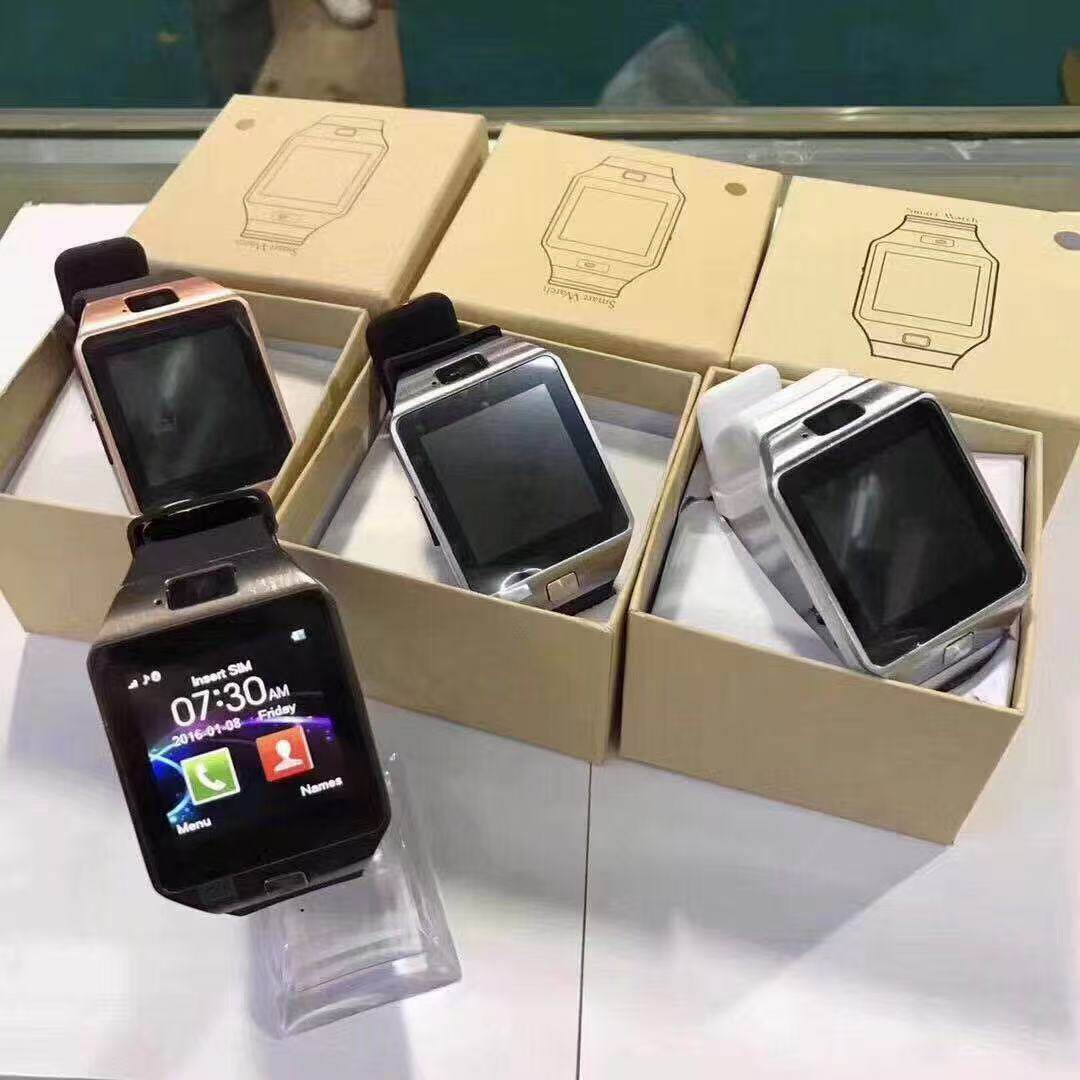 Cross-Border Hot Selling Dz09 Smart Watch Bluetooth Phone Watch Card Touch Screen Kidsren's Positioning Watch Gift Watch