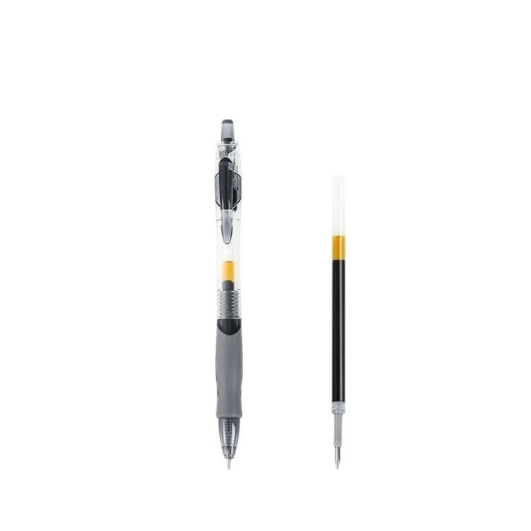 High Quality Press Gel Pen with Gp1008 Press Type 0.5mm Water-Based Pen Signature Pen Learning Office Supplies