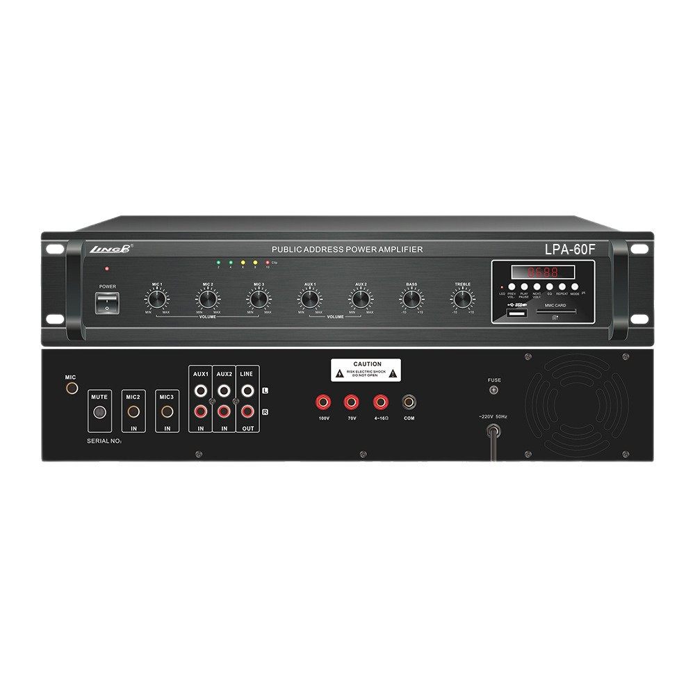 Cross-Border Combined Power Amplifier High-Power Bluetooth Partitioned Constant-Voltage Campus Public Address System Power Amplification