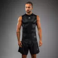 Black/silver vest