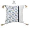 Cross-border Bohemian Ethnic Style Pillow Cushion Cover Blue Tassel Pillow Cover Sofa Pillow Cover