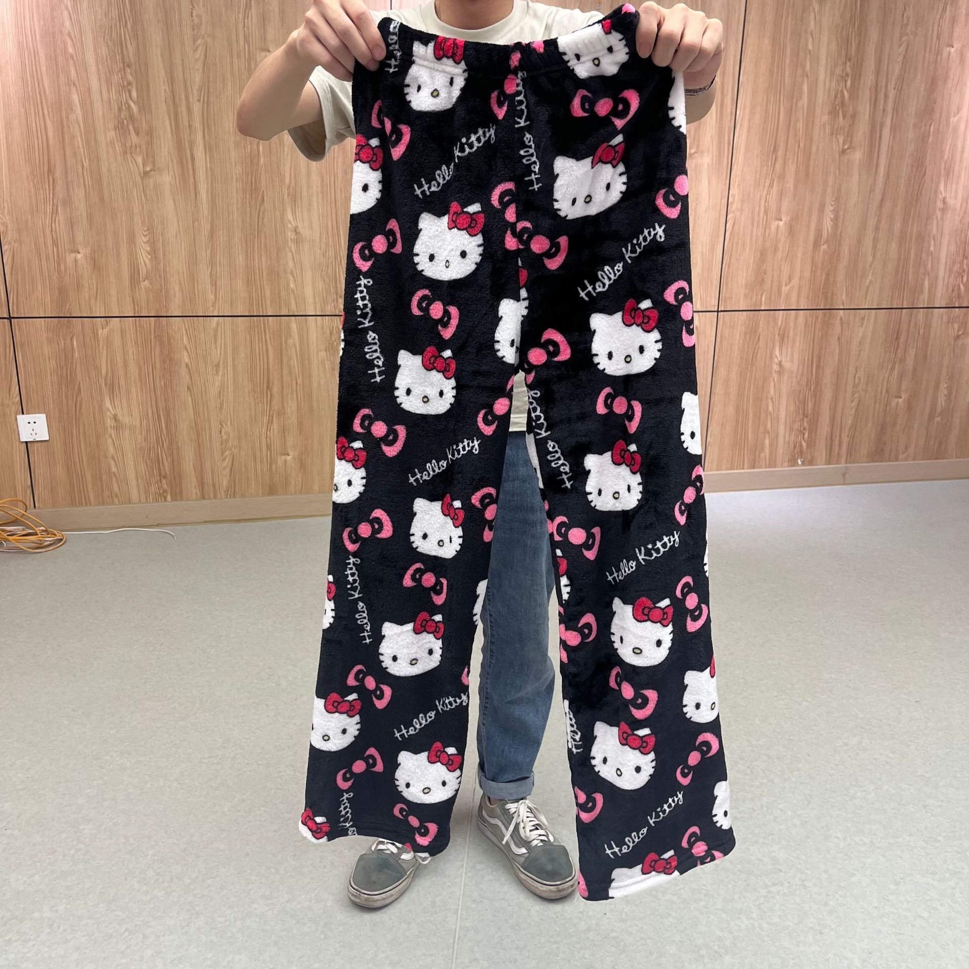 Cross-border cartoons, KT Pymnasium Lady Warm Home Recreational Pants (markable, code)