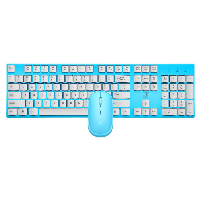 Chasing Leopard 8820 Candy Color Wireless Keyboard and Mouse Set Laptop Office 2.4g Keyboard and Mouse Set Wholesale
