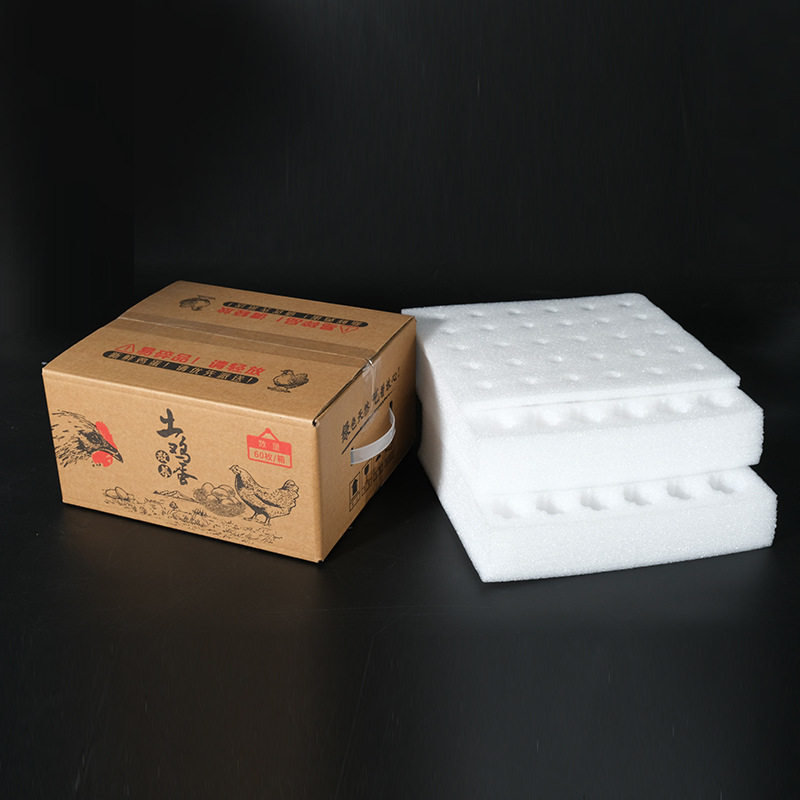 Epe Pearl Cotton Egg Tray Egg Express Box Egg Carton Carton Anti-Fall Sticky Bottom Breathable Model Wholesale Delivery